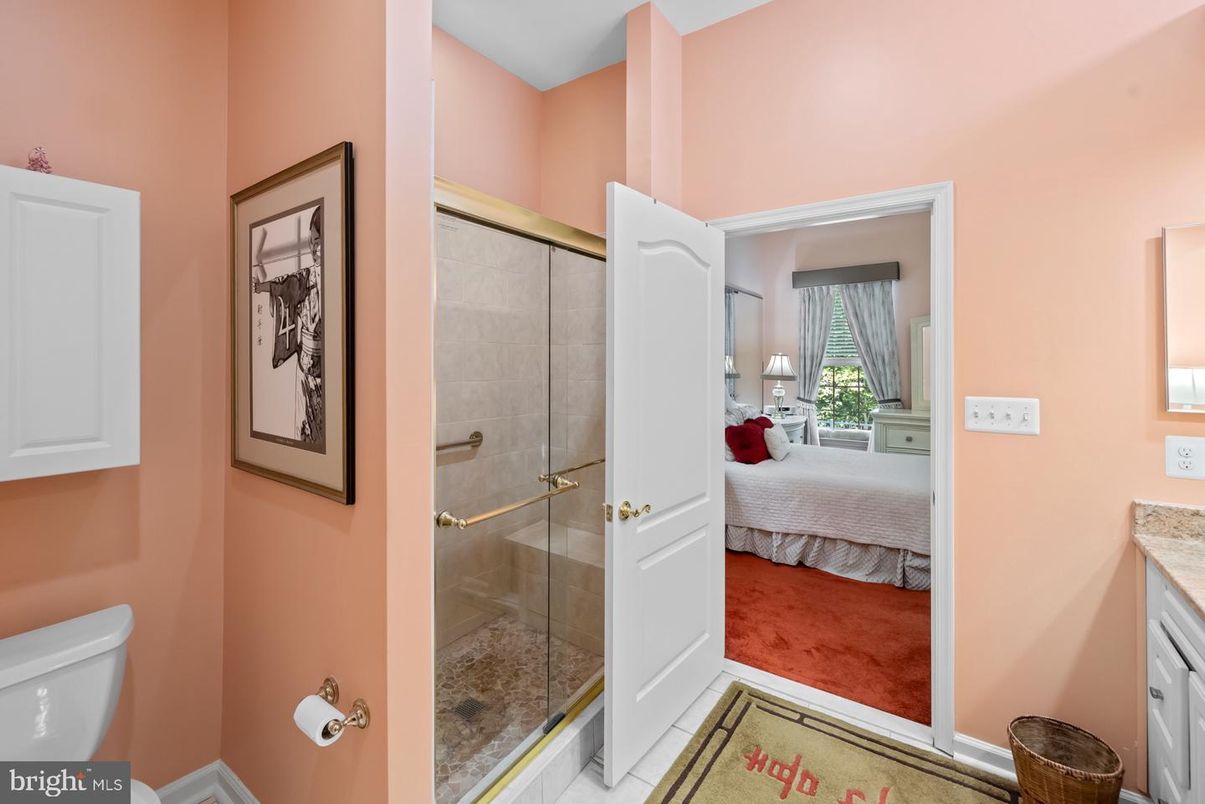 Bathroom, Bedroom, Glass Shower, Interior