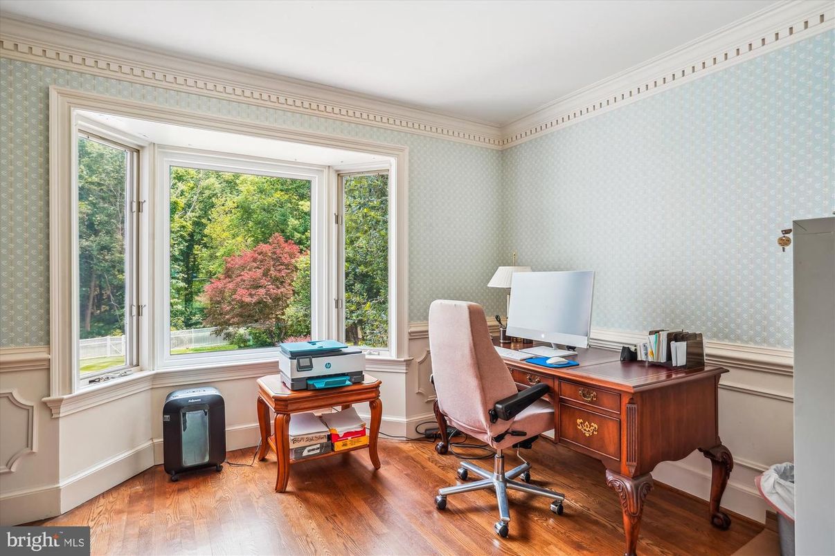 Home Office, Interior, Wood Texture Flooring