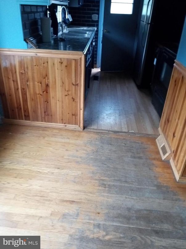 Interior, Kitchen, Wood Texture Flooring