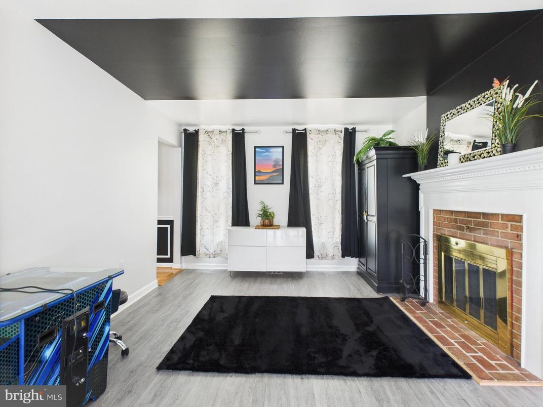 Fireplace, Interior, Wood Texture Flooring