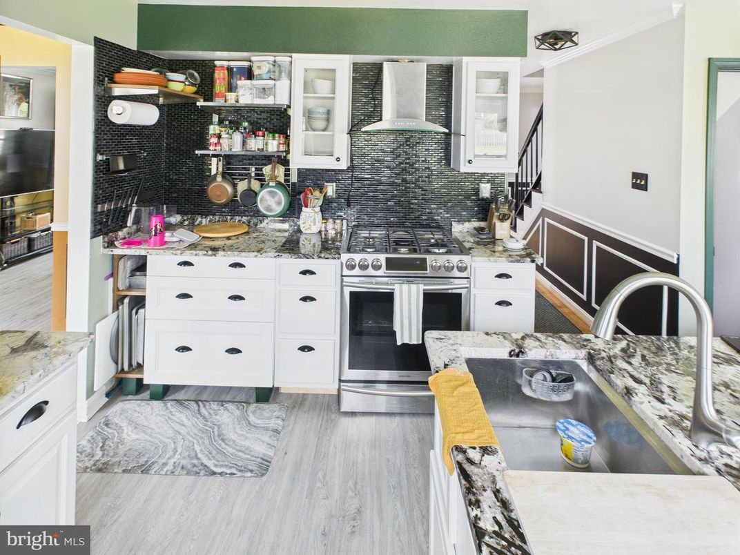 Interior, Kitchen, Wood Texture Flooring