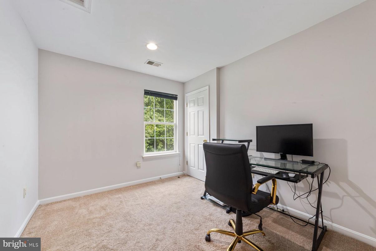 Home Office, Interior, Recessed Lighting