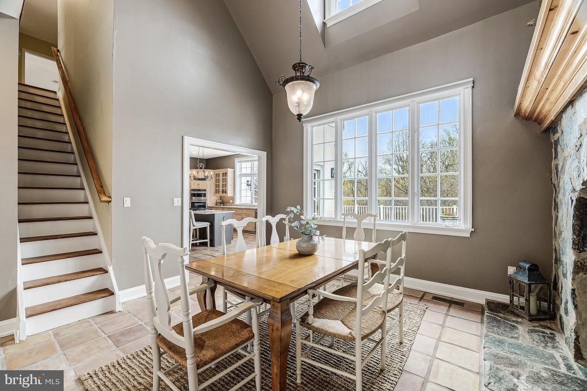 Dining room, Interior, Pendant Lights