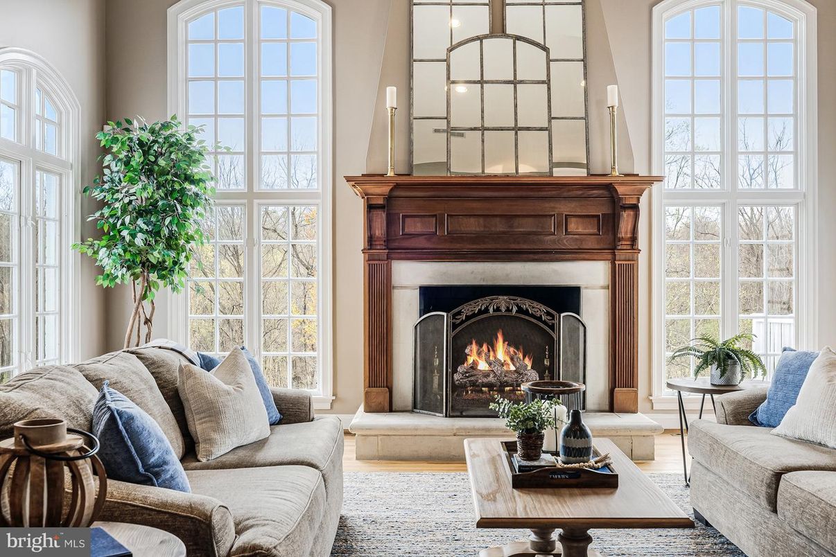 Fireplace, Interior, Living room, Wood Texture Flooring
