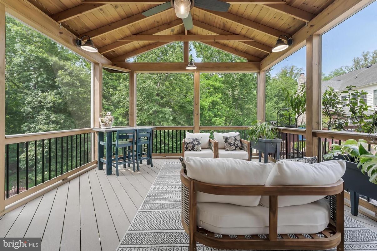 Interior, Sun Room, Wooden Beams, Wooden Ceilings, Wood Texture Flooring