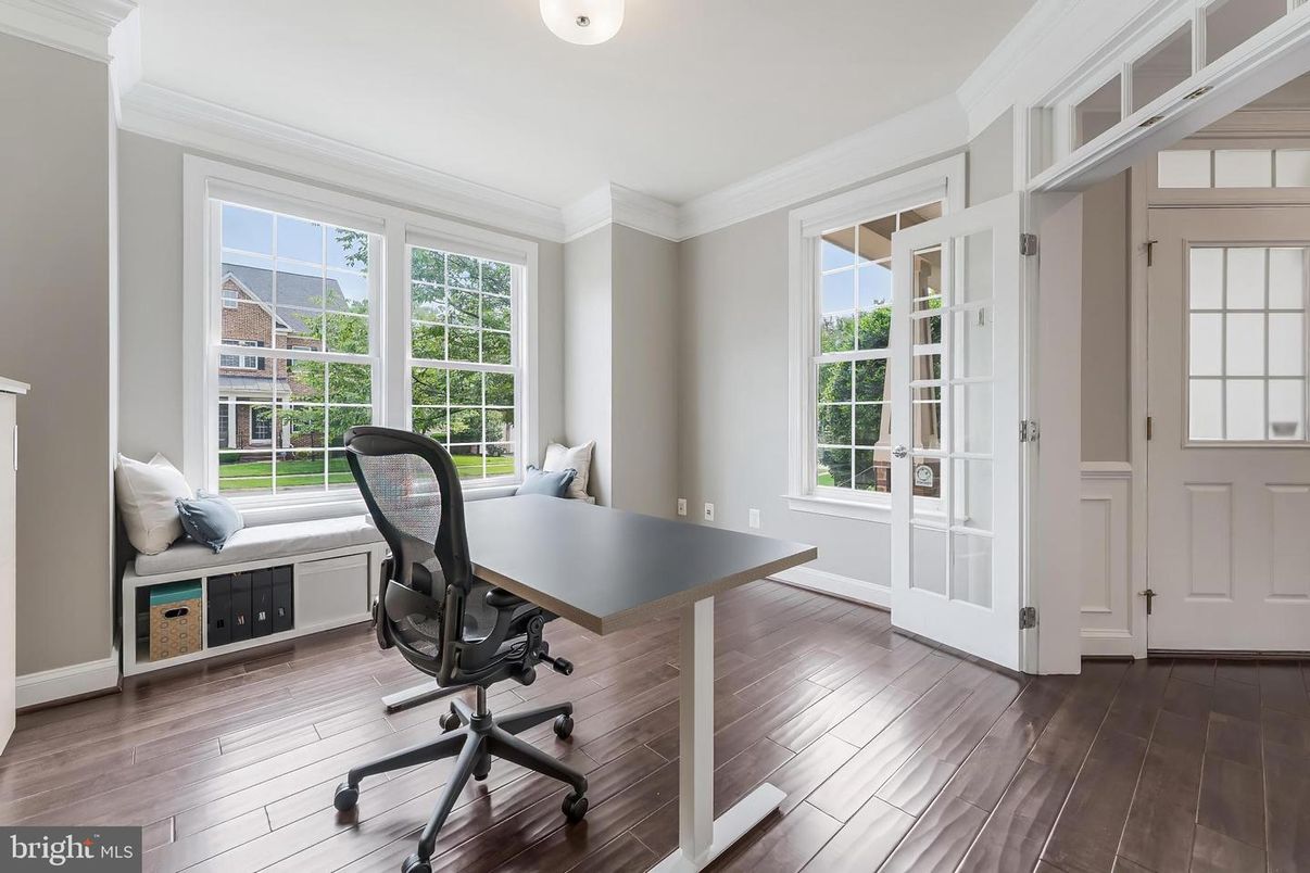 Home Office, Interior, Wood Texture Flooring