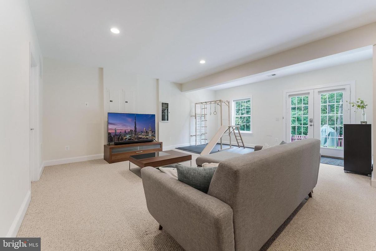 Interior, Living room, Recessed Lighting