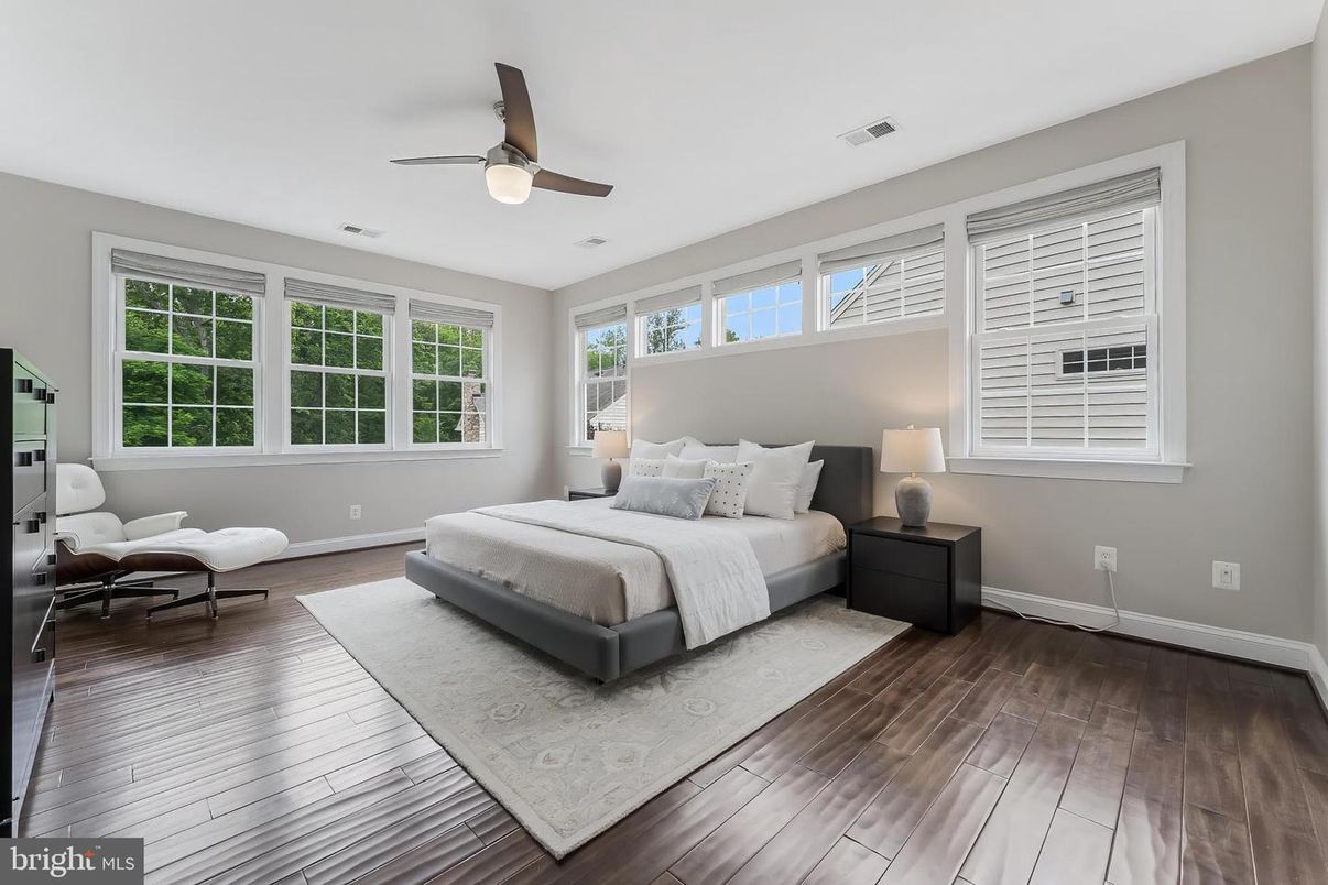 Bedroom, Interior, Wood Texture Flooring