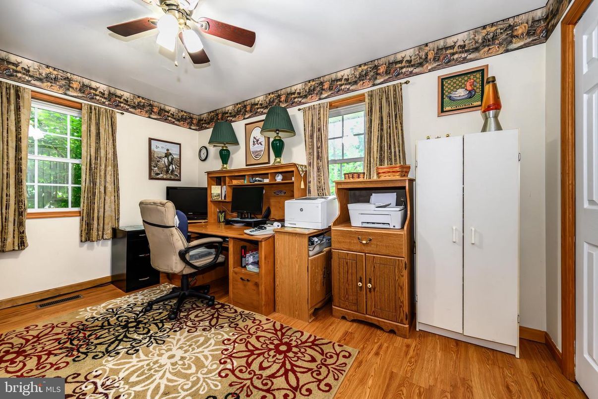 Home Office, Interior, Wood Texture Flooring