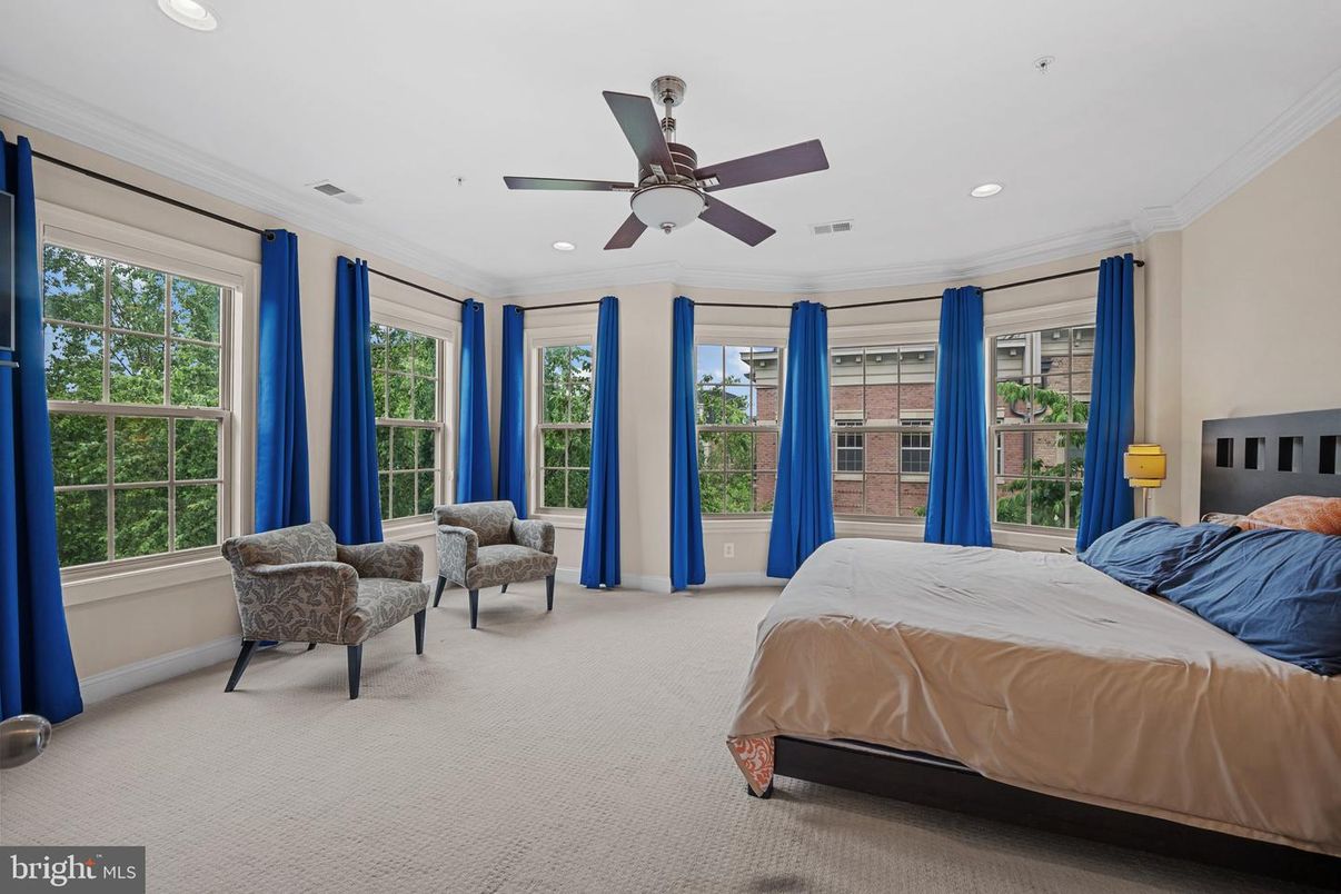 Bedroom, Interior, Recessed Lighting