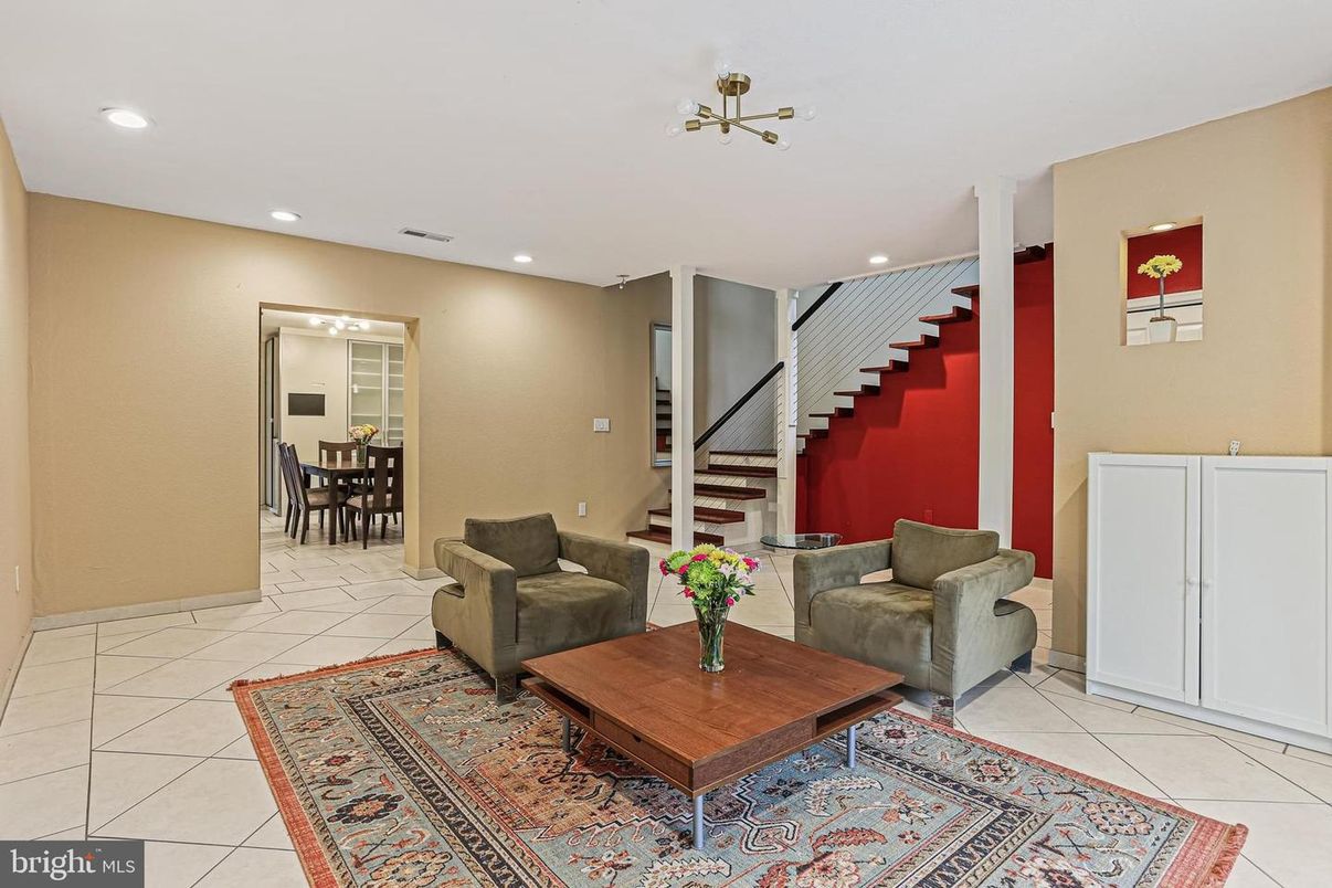 Dining room, Interior, Living room, Recessed Lighting