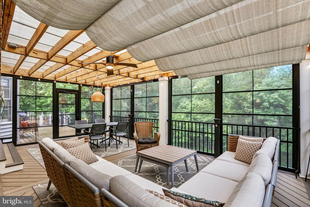Dining room, Interior, Living room, Sun Room, Wood Texture Flooring