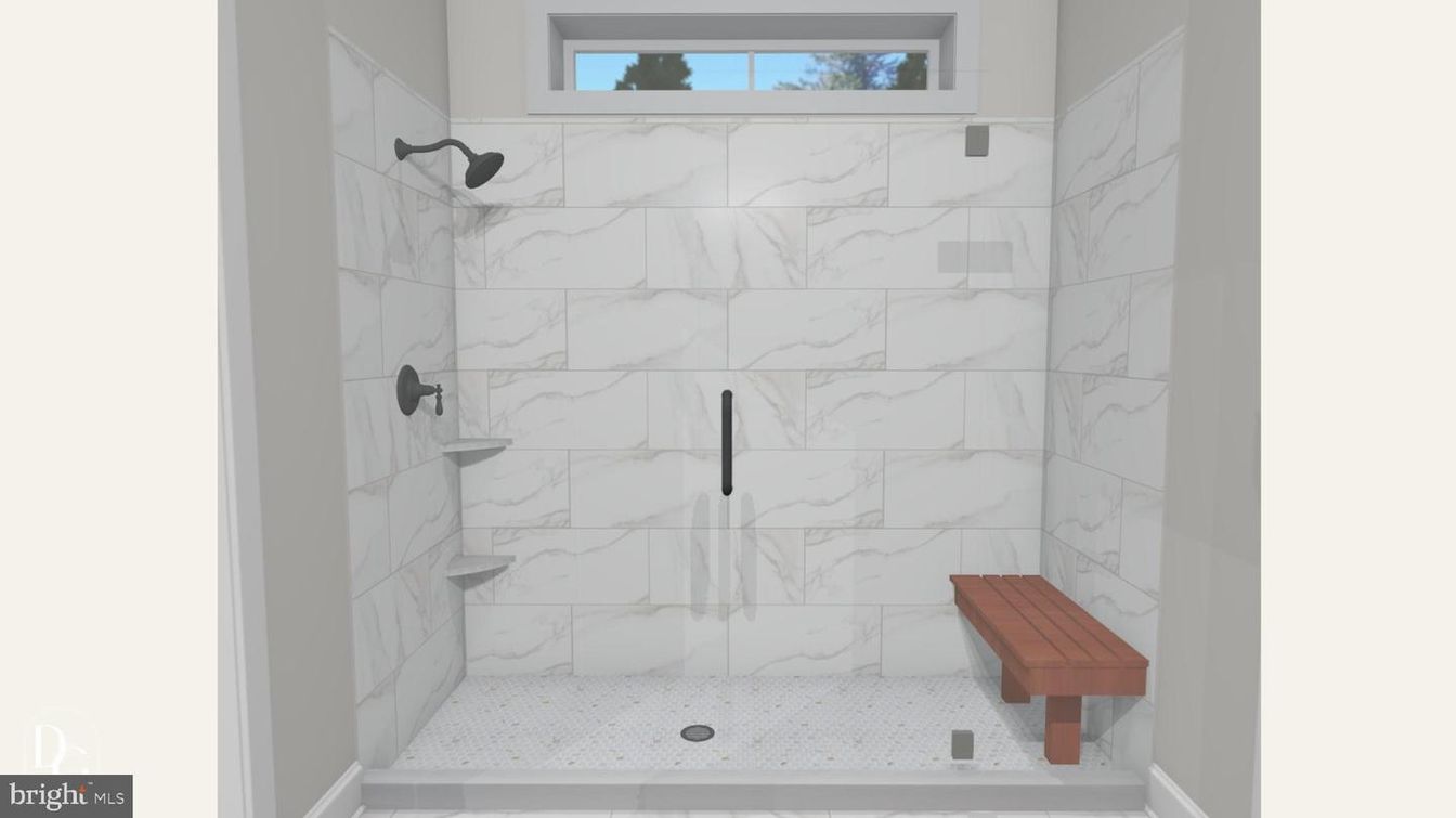 Bathroom, Interior, Marble Walls