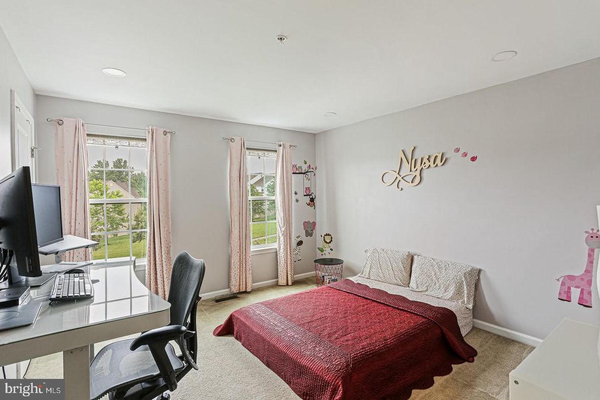 Bedroom, Home Office, Interior, Recessed Lighting