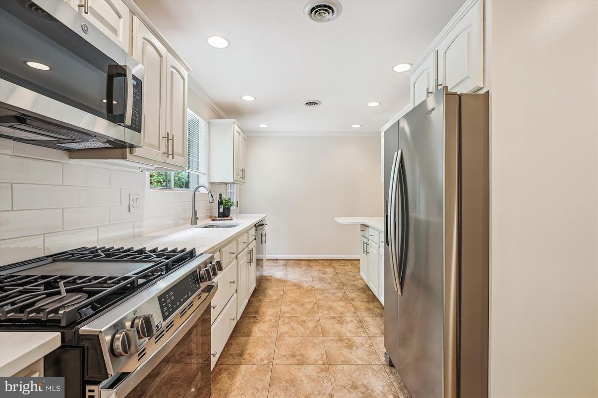 Interior, Kitchen, Recessed Lighting, Stainless Steel Appliances