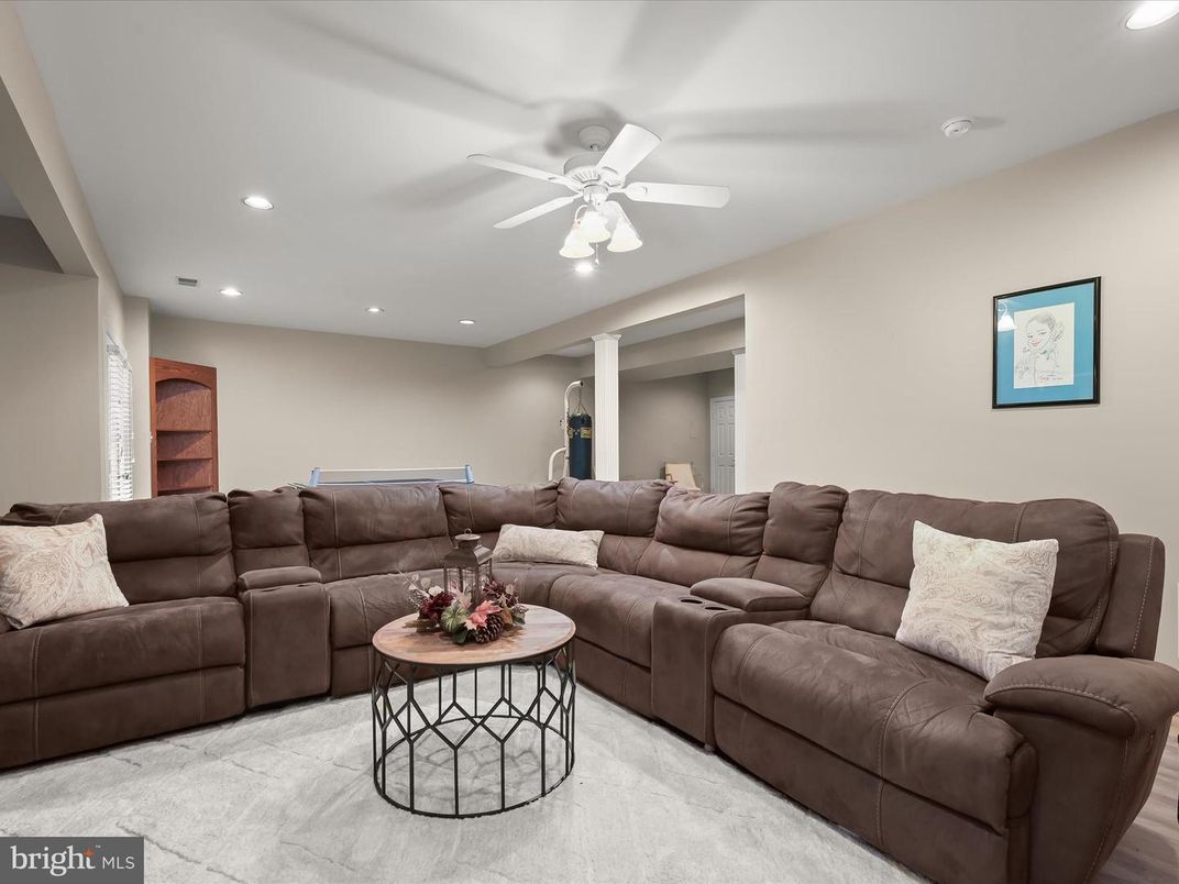 Interior, Living room, Recessed Lighting