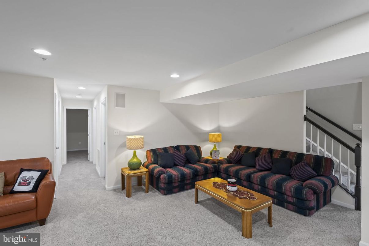 Interior, Living room, Recessed Lighting