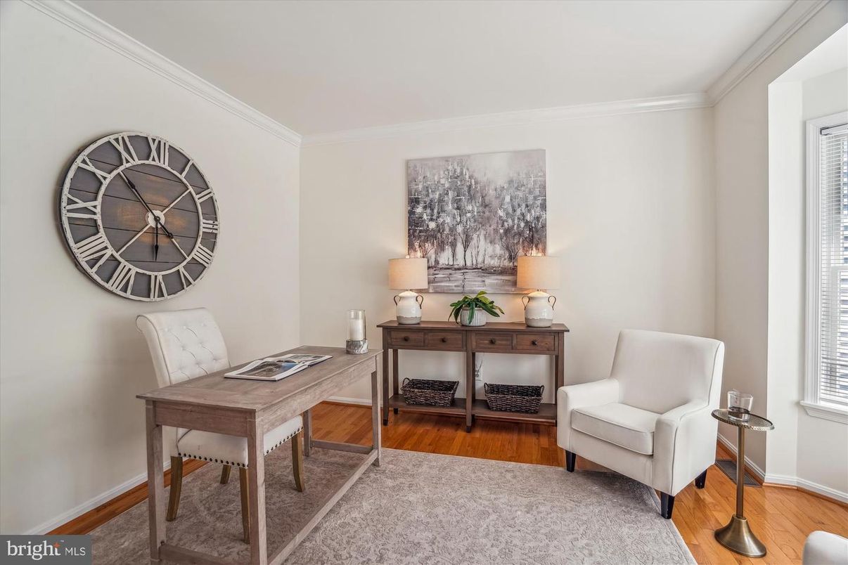 Home Office, Interior, Wood Texture Flooring