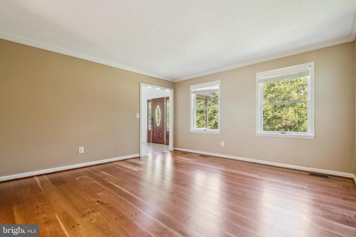 Empty room, Interior, Wood Texture Flooring