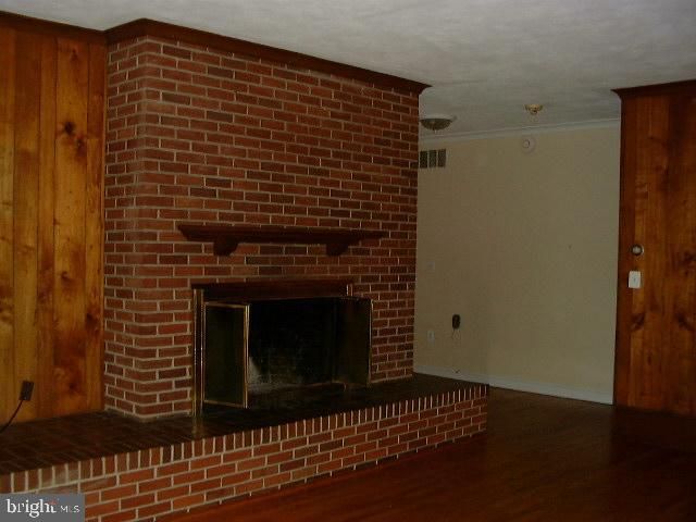 Fireplace, Interior, Stone Walls, Wood Texture Flooring