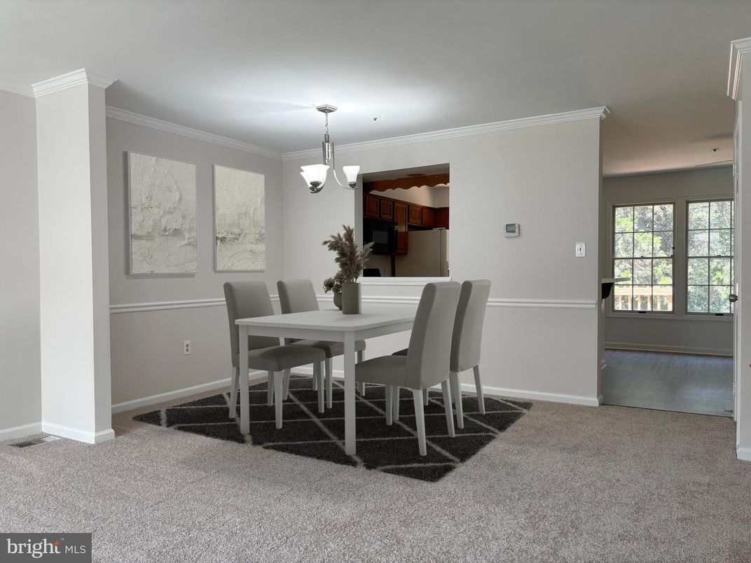 Dining room, Interior, Pendant Lights