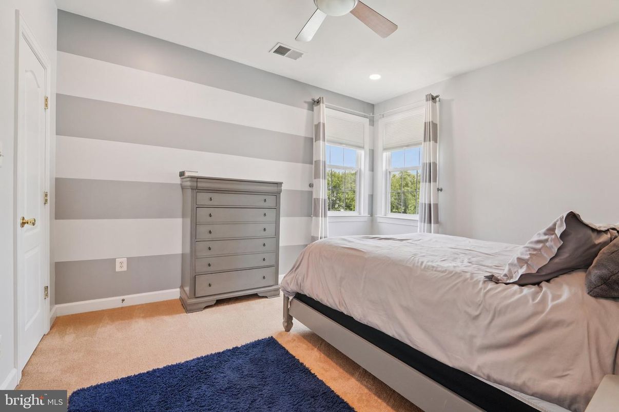 Bedroom, Interior, Recessed Lighting