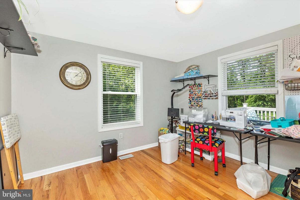 Home Office, Interior, Wood Texture Flooring