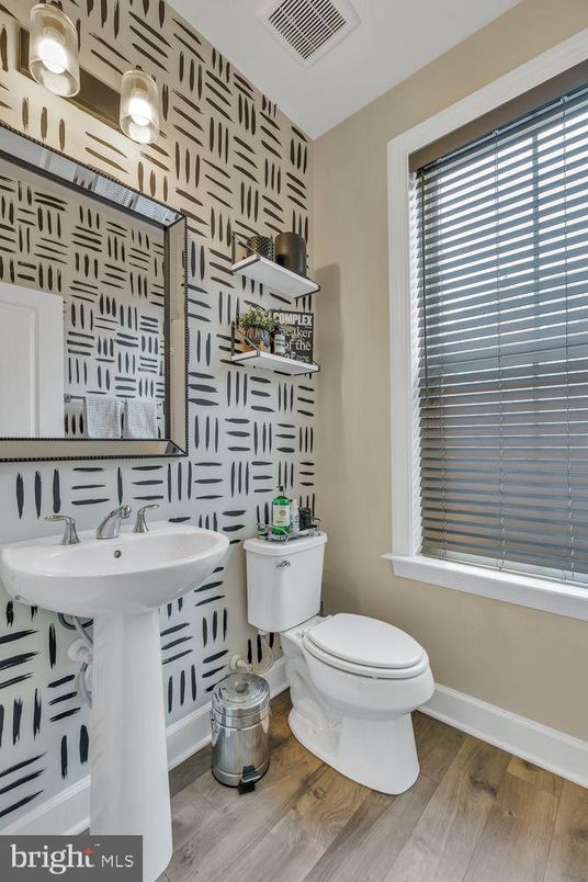 Bathroom, Interior, Wood Texture Flooring
