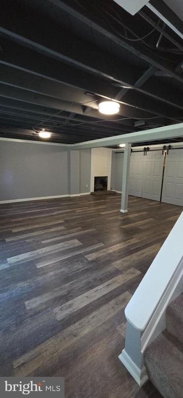 Empty room, Interior, Wood Texture Flooring