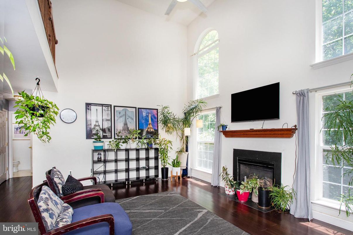 Fireplace, Interior, Wooden Beams, Wood Texture Flooring