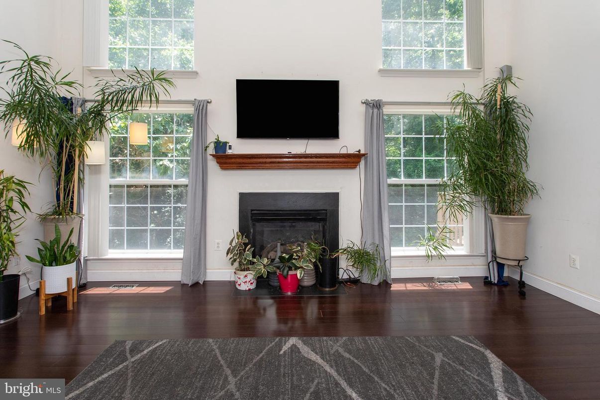 Fireplace, Interior, Wood Texture Flooring