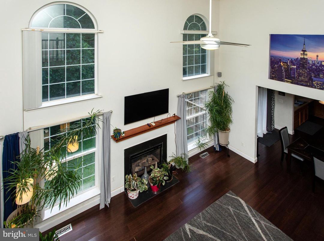 Fireplace, Interior, Wood Texture Flooring