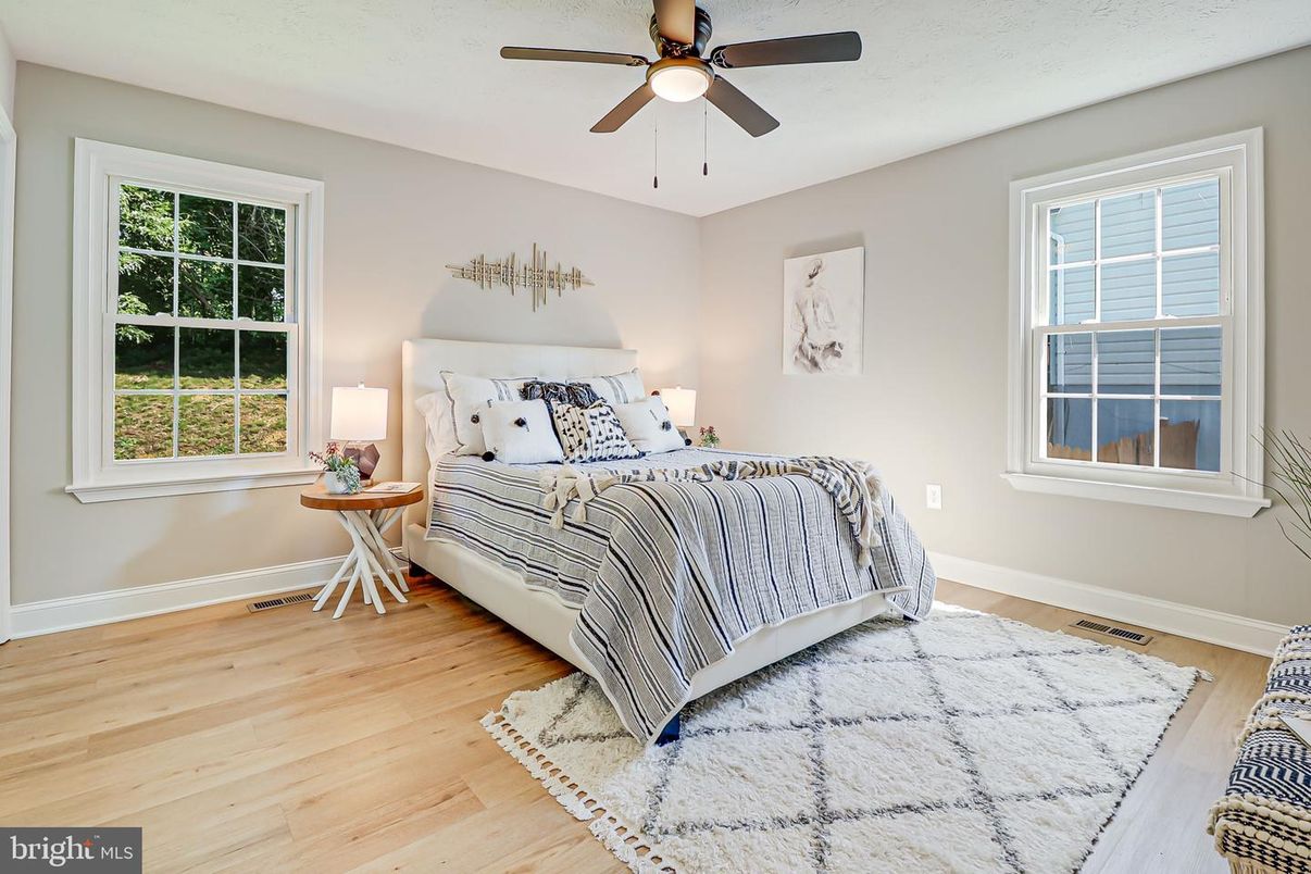 Bedroom, Interior, Wood Texture Flooring