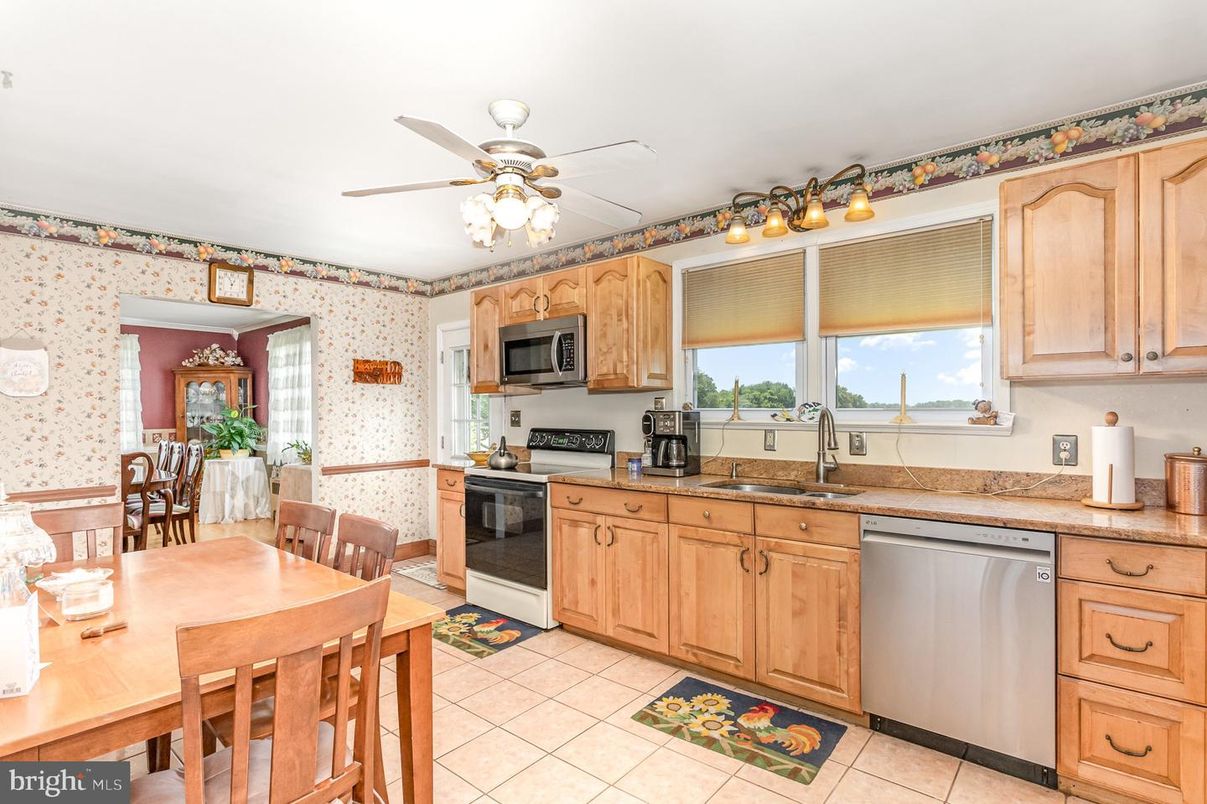 Dining room, Interior, Kitchen