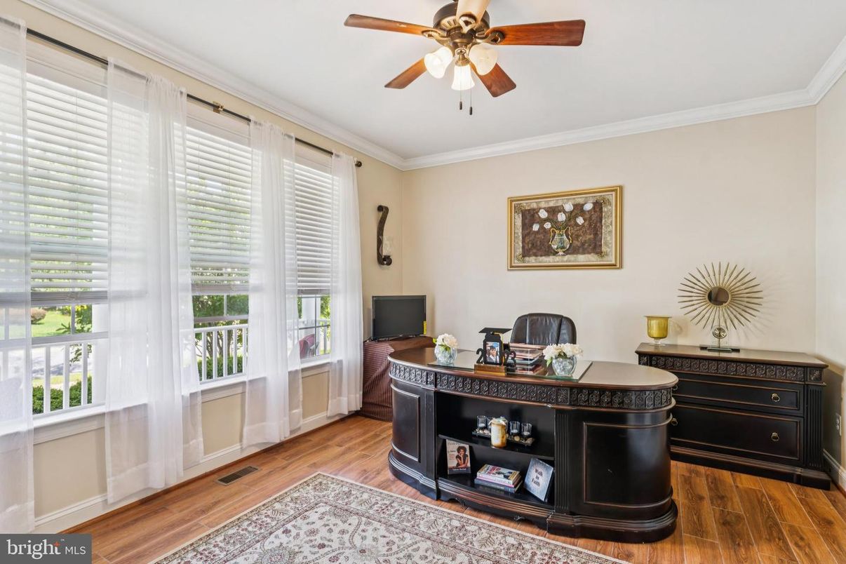 Home Office, Interior, Wood Texture Flooring