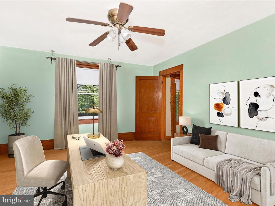 Home Office, Interior, Wood Texture Flooring