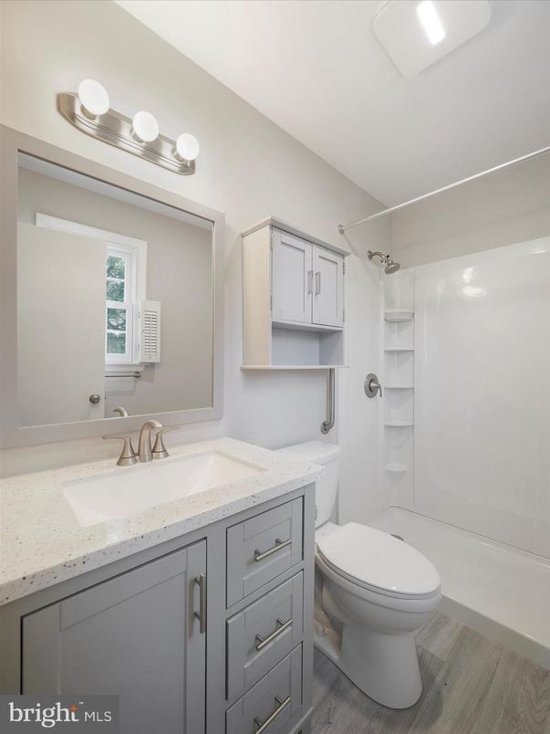 Bathroom, Interior, Wood Texture Flooring