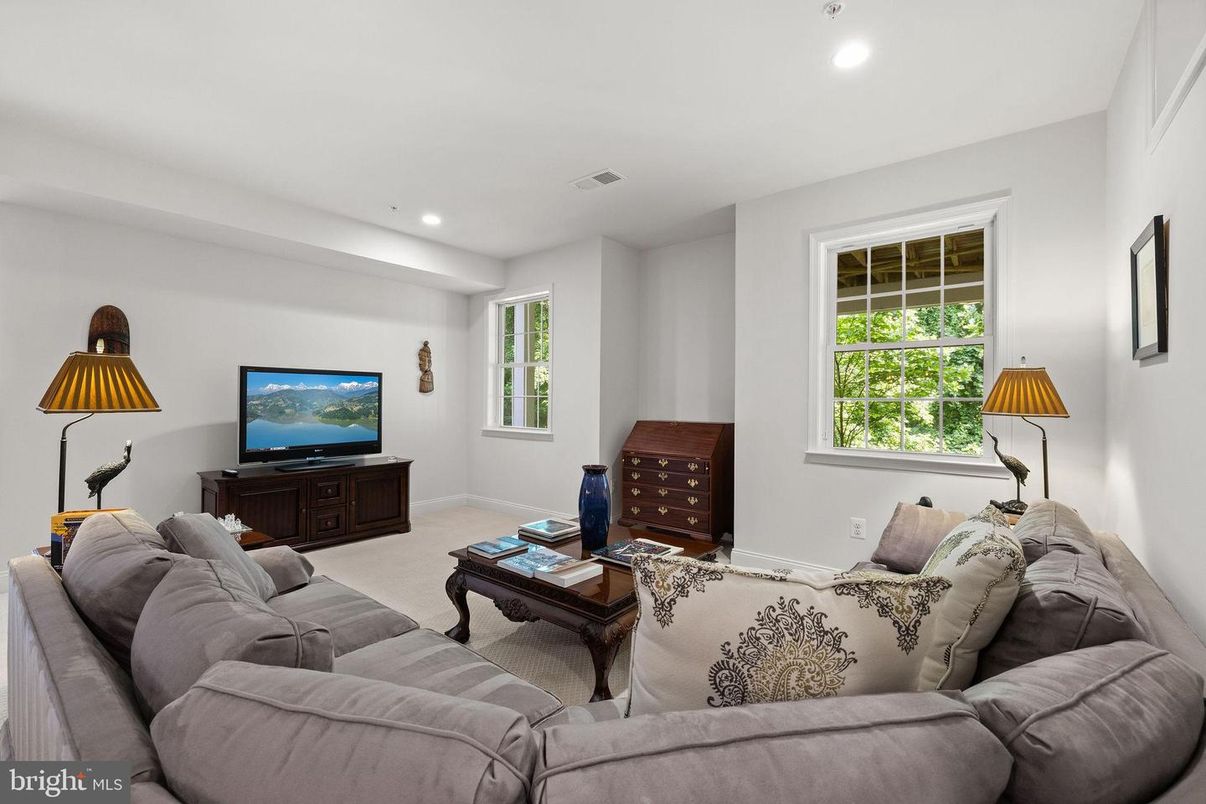 Interior, Living room, Recessed Lighting