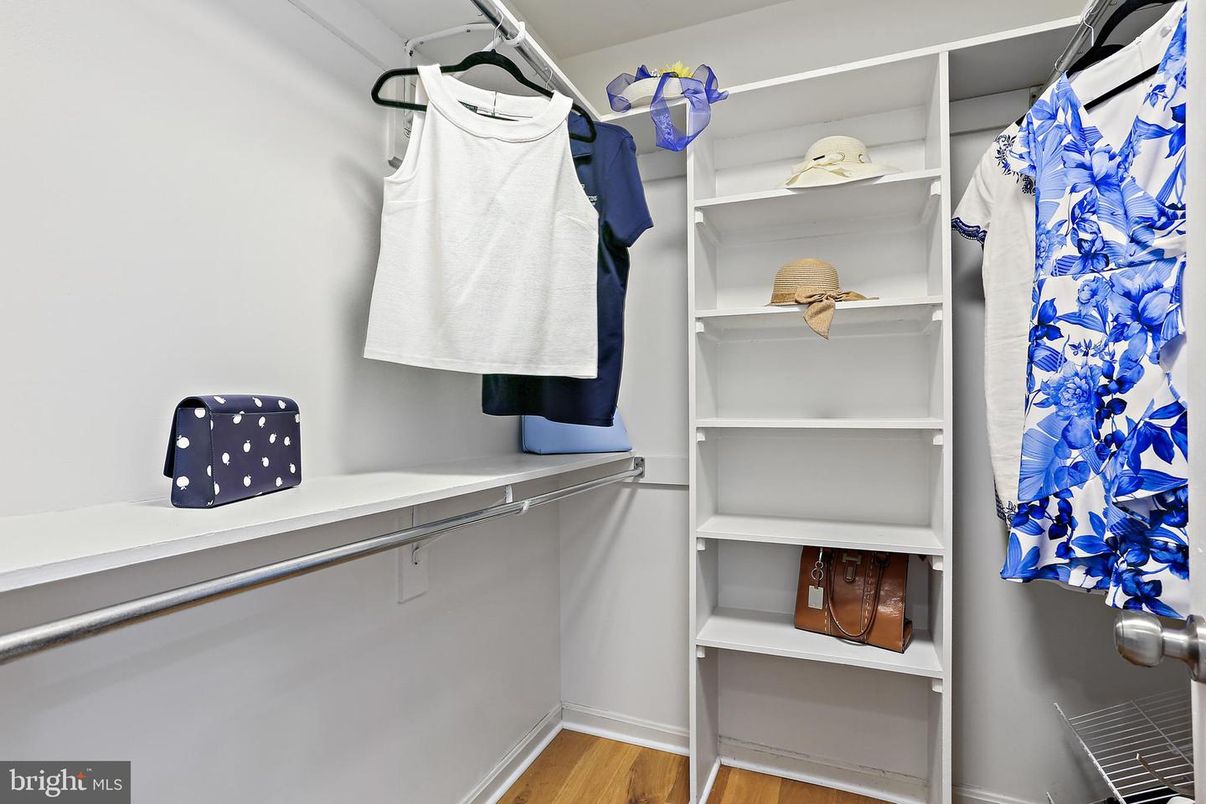 Interior, Walk-in Closets, Wood Texture Flooring