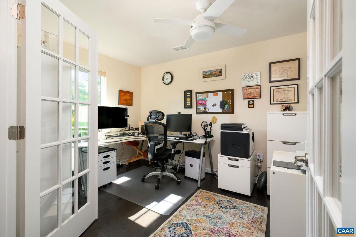 Home Office, Interior, Wood Texture Flooring