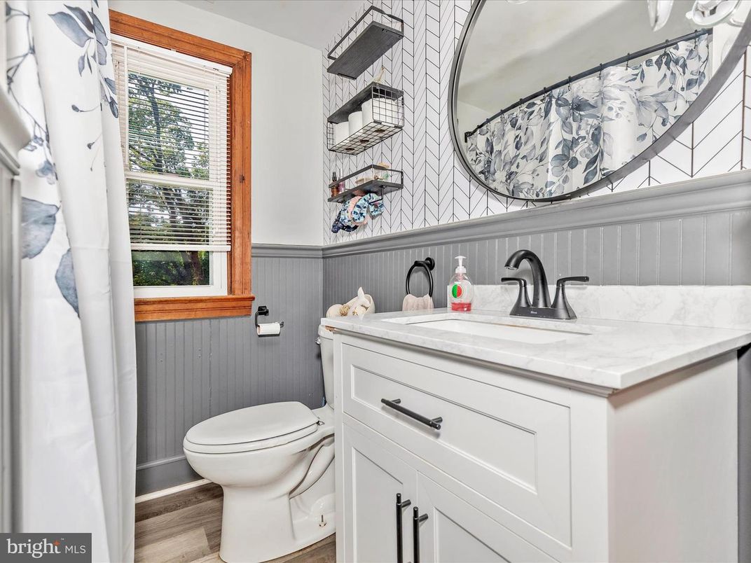 Bathroom, Interior, Wood Texture Flooring