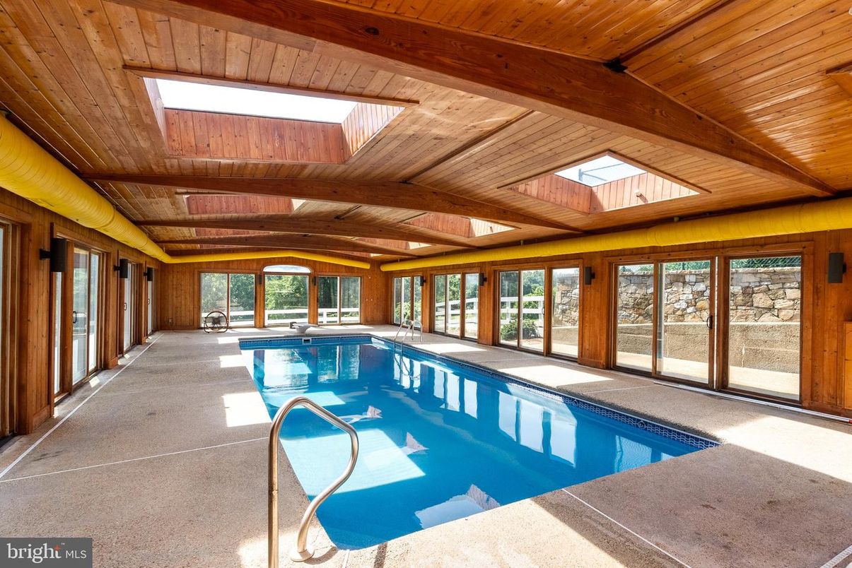 Interior, Pool, Wooden Beams, Wooden Ceilings