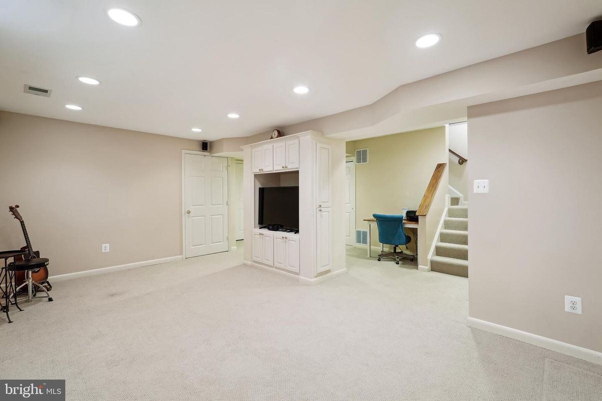 Home Office, Interior, Recessed Lighting