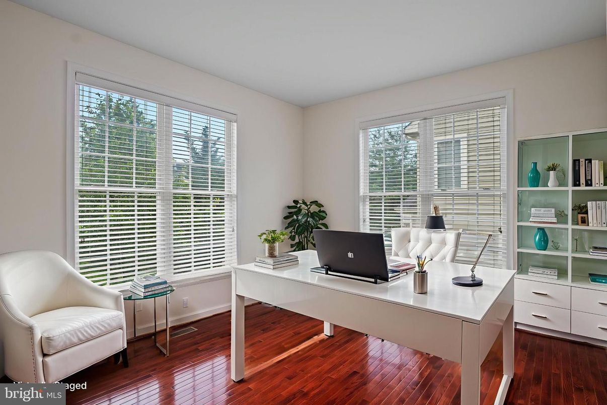 Home Office, Interior, Wood Texture Flooring