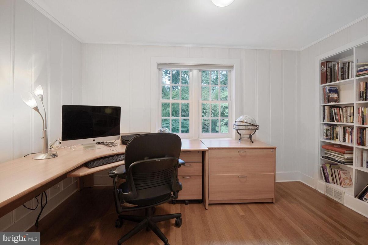 Home Office, Interior, Wood Texture Flooring