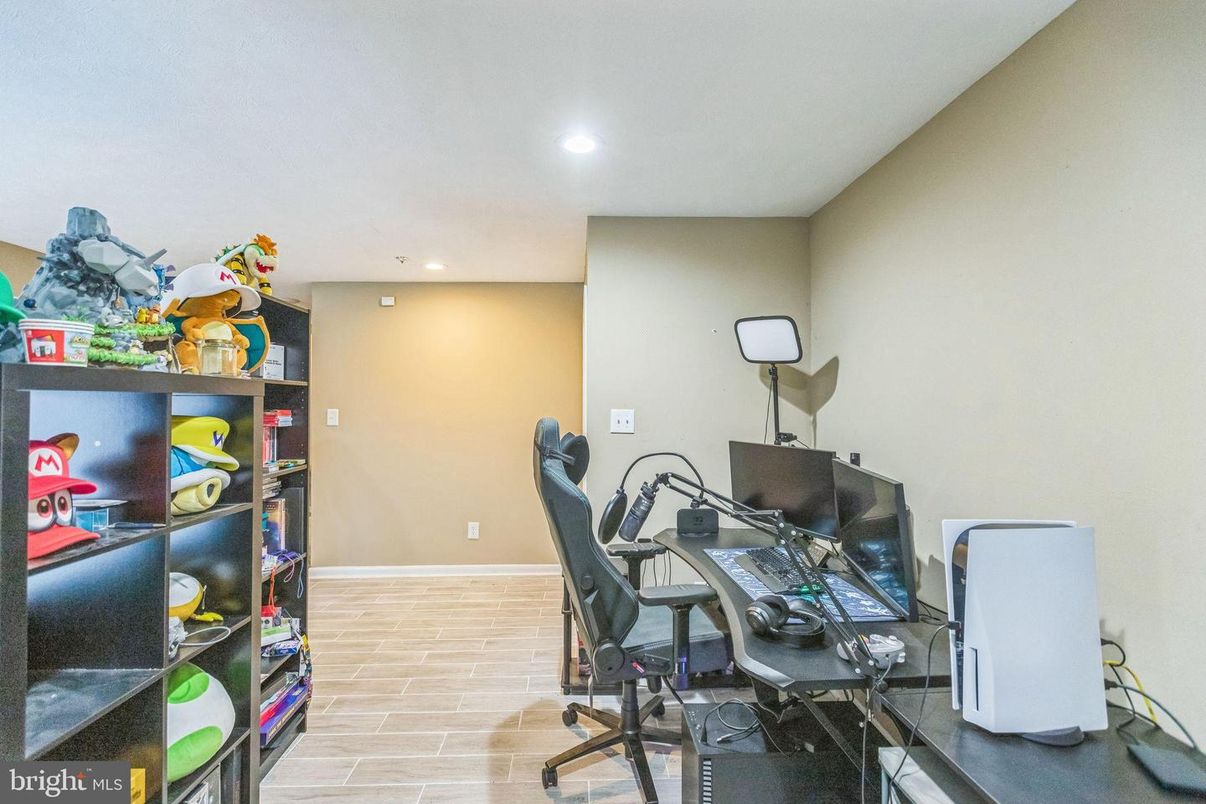 Home Office, Interior, Recessed Lighting