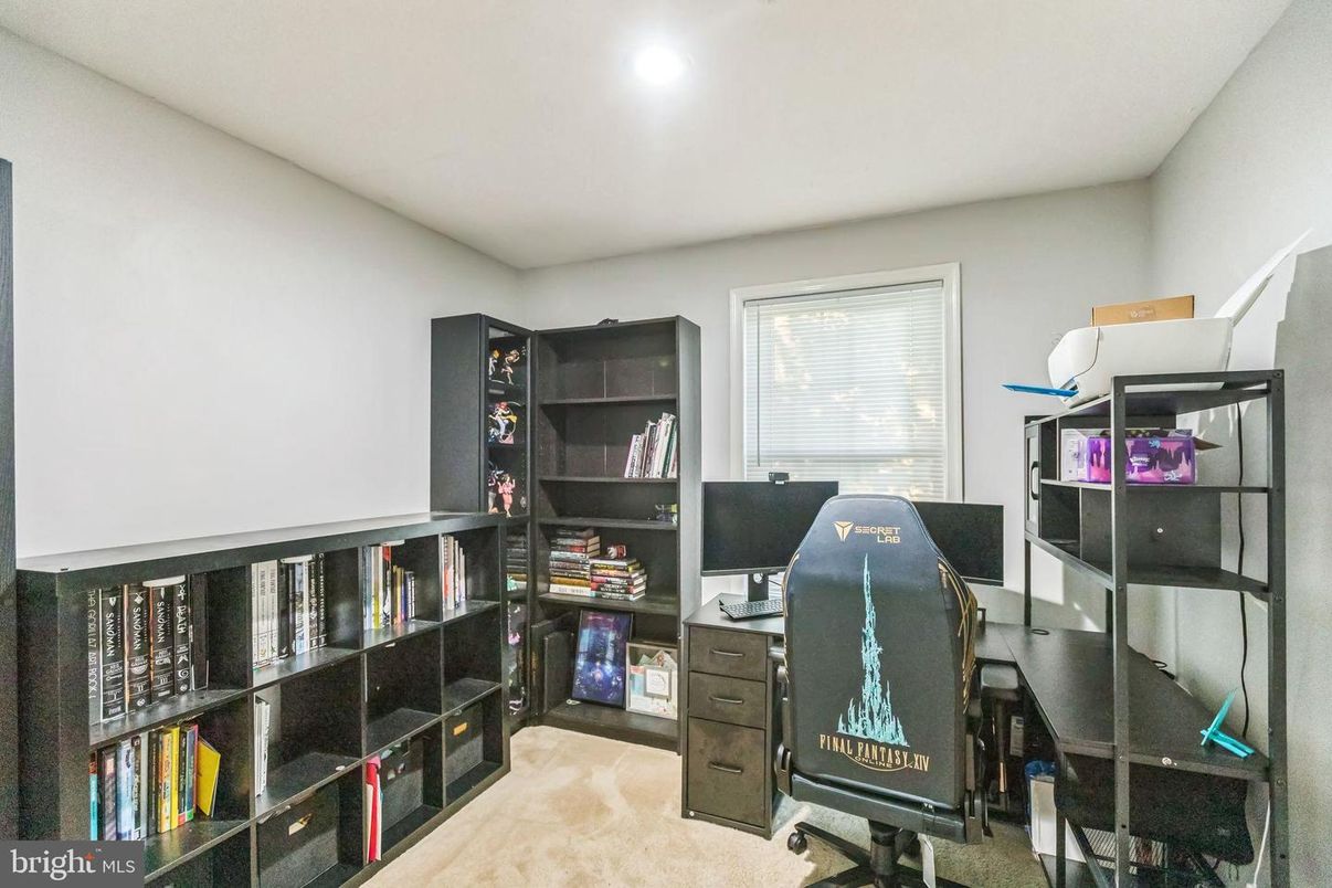 Home Office, Interior, Recessed Lighting