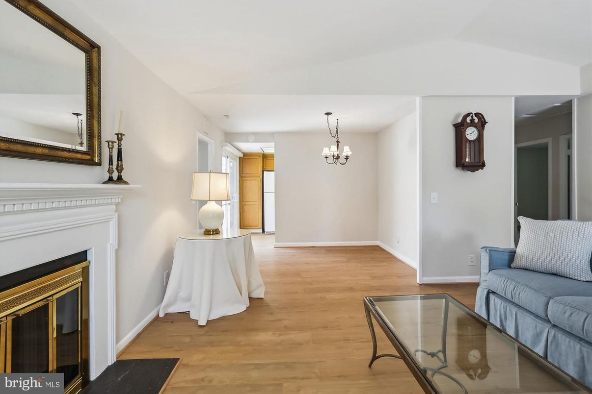 Chandelier, Fireplace, Interior, Wood Texture Flooring