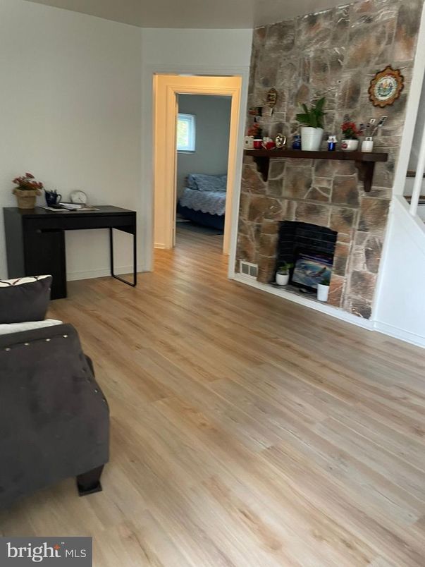 Fireplace, Interior, Wood Texture Flooring