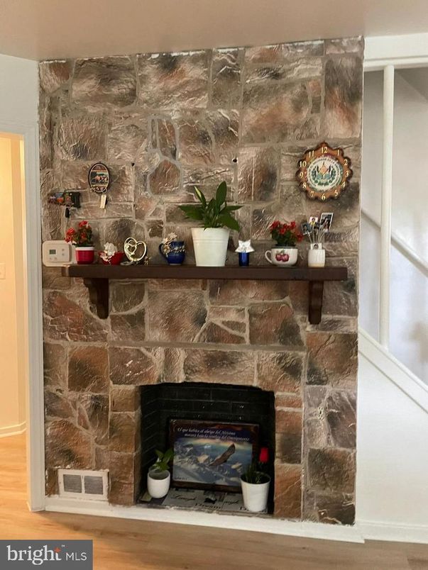 Fireplace, Interior, Stone Walls